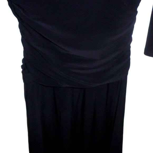 Rekucci Size 4 Slimming 3/4 Sleeve Fit-and-Flare Crossover Tummy Control Dress - Picture 9 of 10